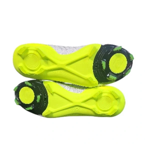Nike Phantom Luna 2 Pro FG Soccer Cleats Neon Yellow White DV3166 700 Men 10.5